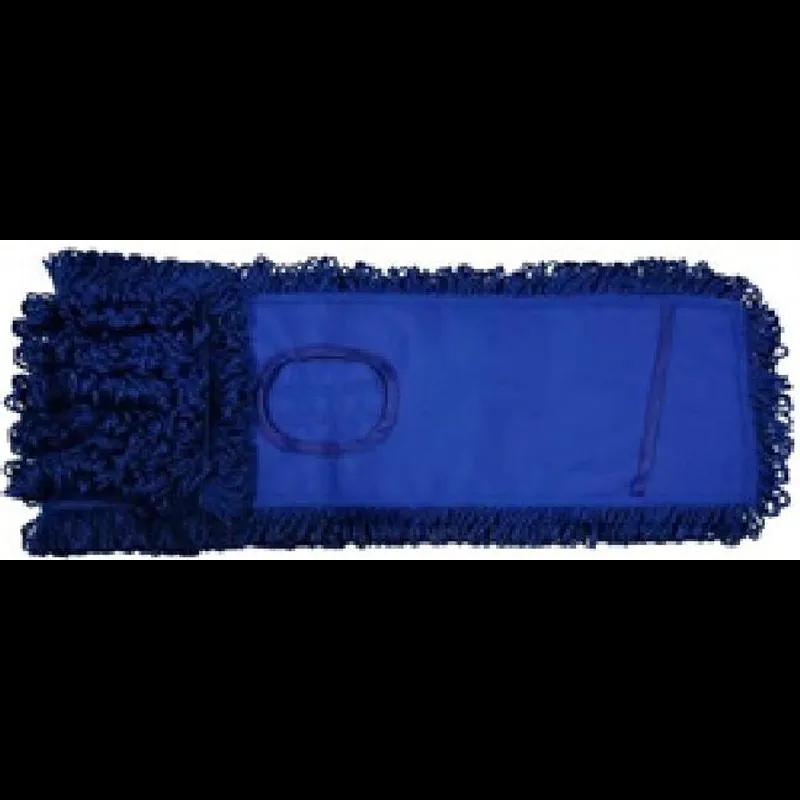 Dust Mop 48 IN Blue Microfiber Pocket Looped 1/Each