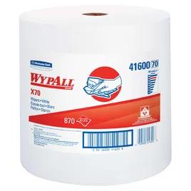 WypAll® X70 Cleaning Wipe 12.4X12.2 IN Medium Duty HydroKnit White Jumbo Roll 870/Case