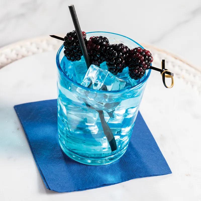 Jumbo Straw 7.75 IN Paper Black Unwrapped 4800/Case