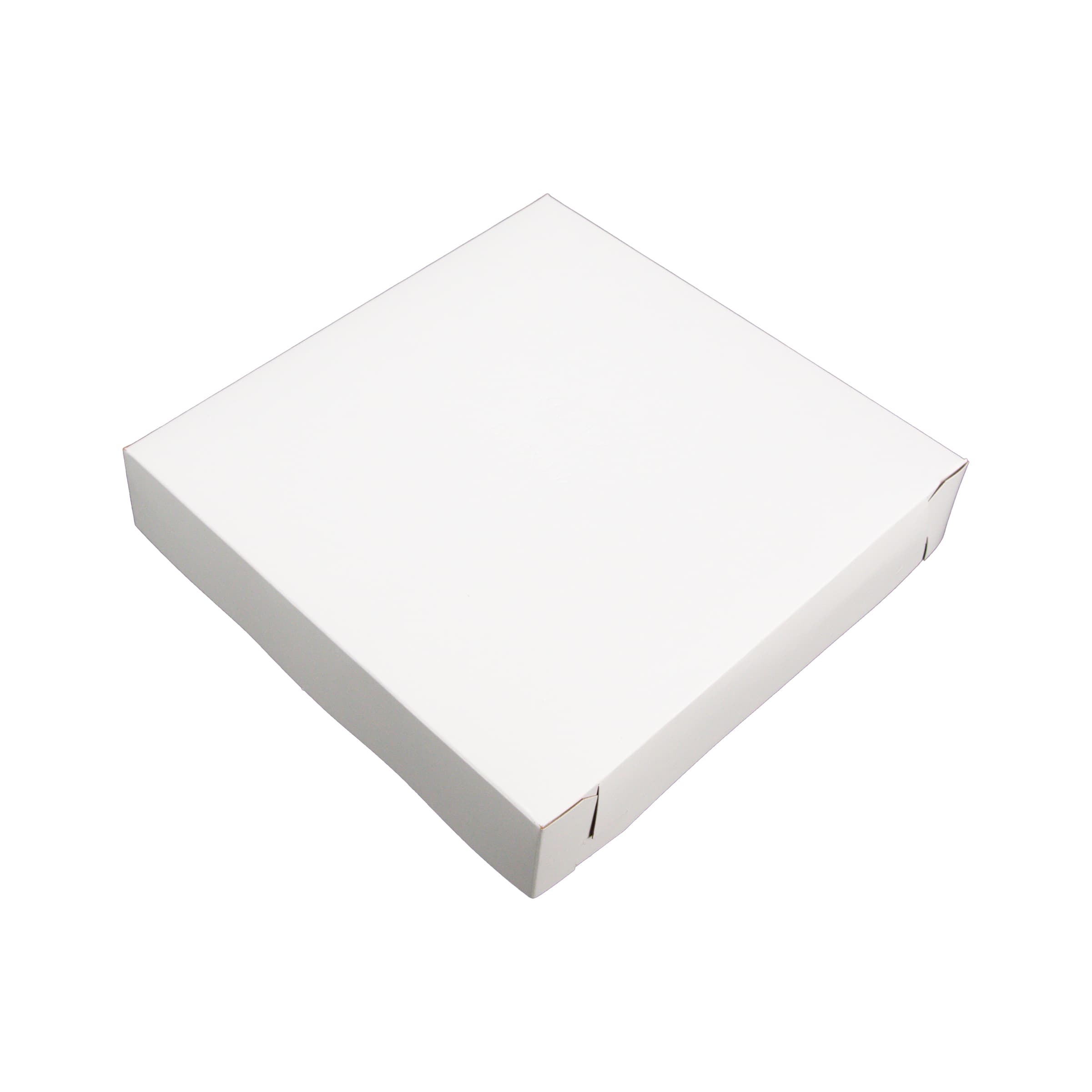 Pizza Box 8X8X1.5 IN Clay-Coated Kraft Board Kraft 100/Bundle