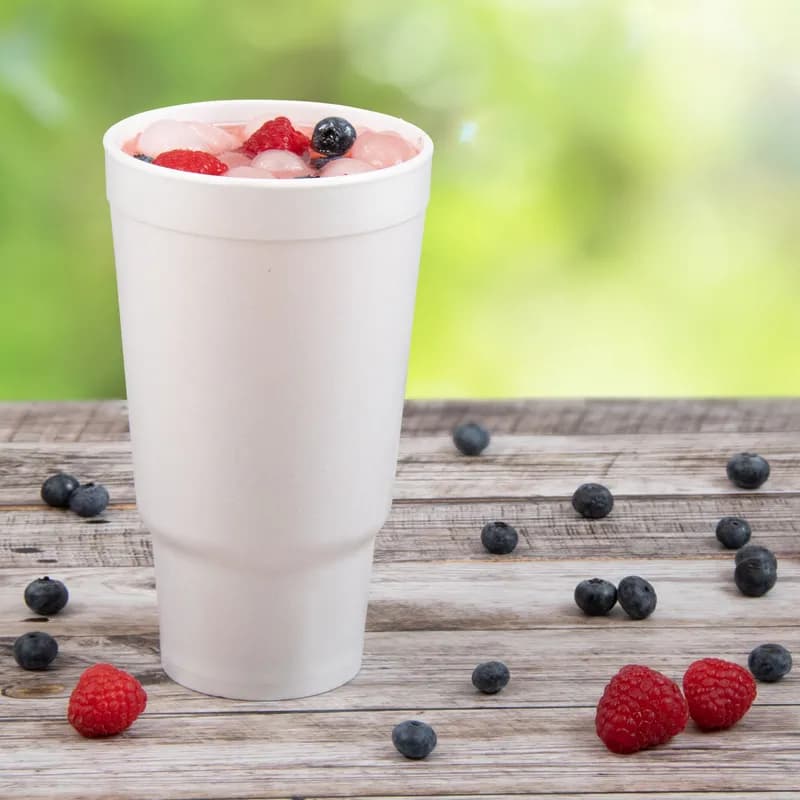 Dart® J Cup® Cup Insulated 32 OZ EPS White 16 Count/Pack 25 Packs/Case 400 Count/Case