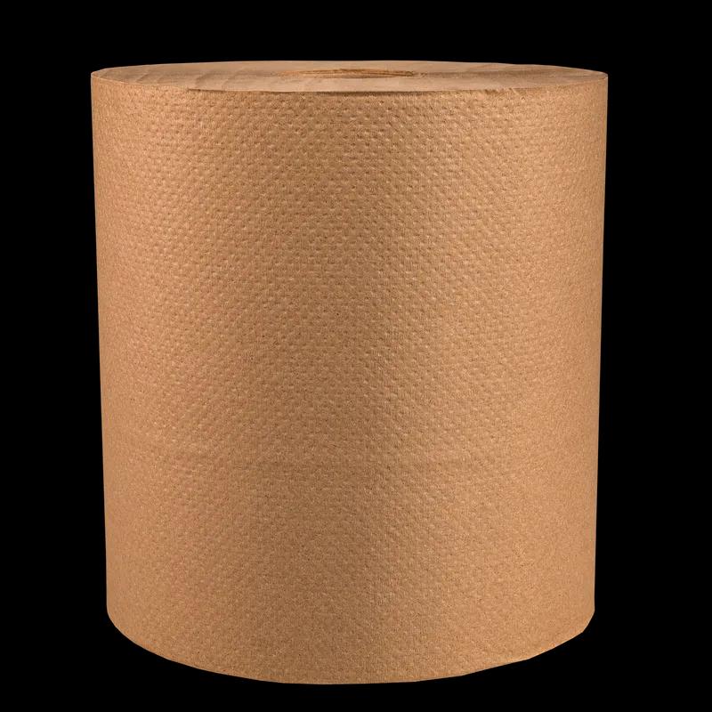 Roll Paper Towel 800 FT Kraft 1.5IN Core Diameter 6 Rolls/Case
