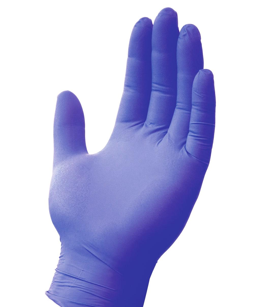 Non-Medical Gloves XL Purple Nitrile Powder-Free 1000/Case