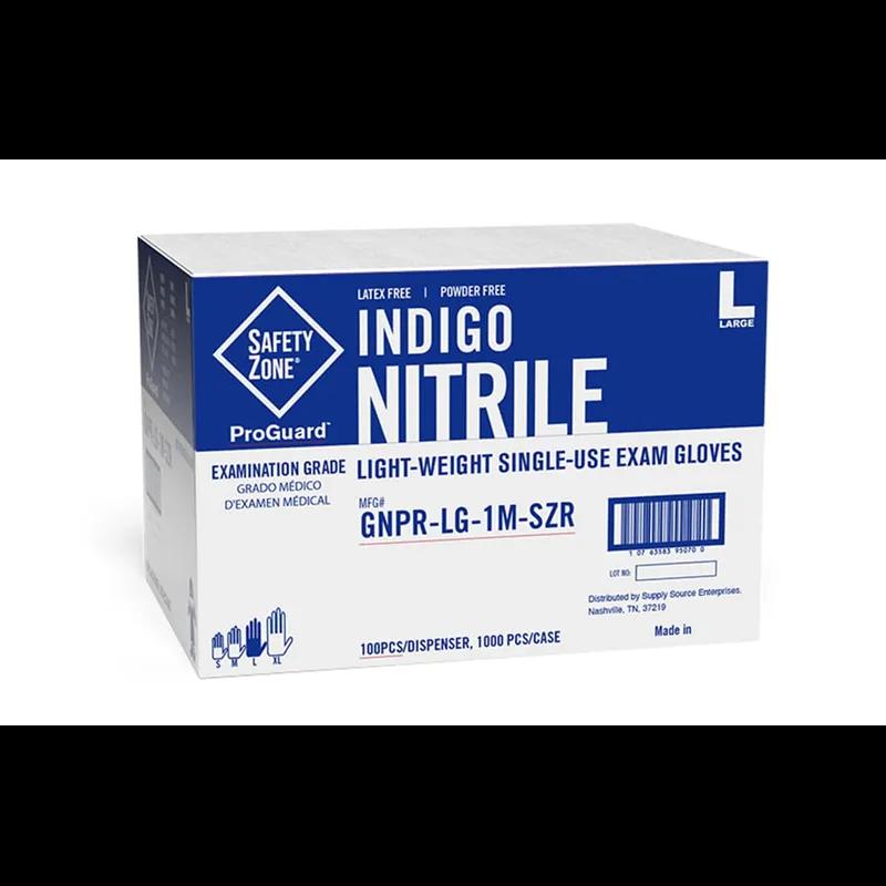Non-Medical Gloves XL Purple Nitrile Powder-Free 1000/Case