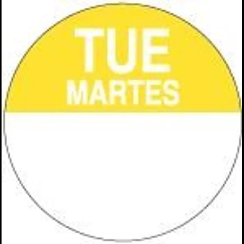 Tuesday Label 1 IN Bilingual 1000/Roll