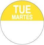 Tuesday Label 1 IN Bilingual 1000/Roll