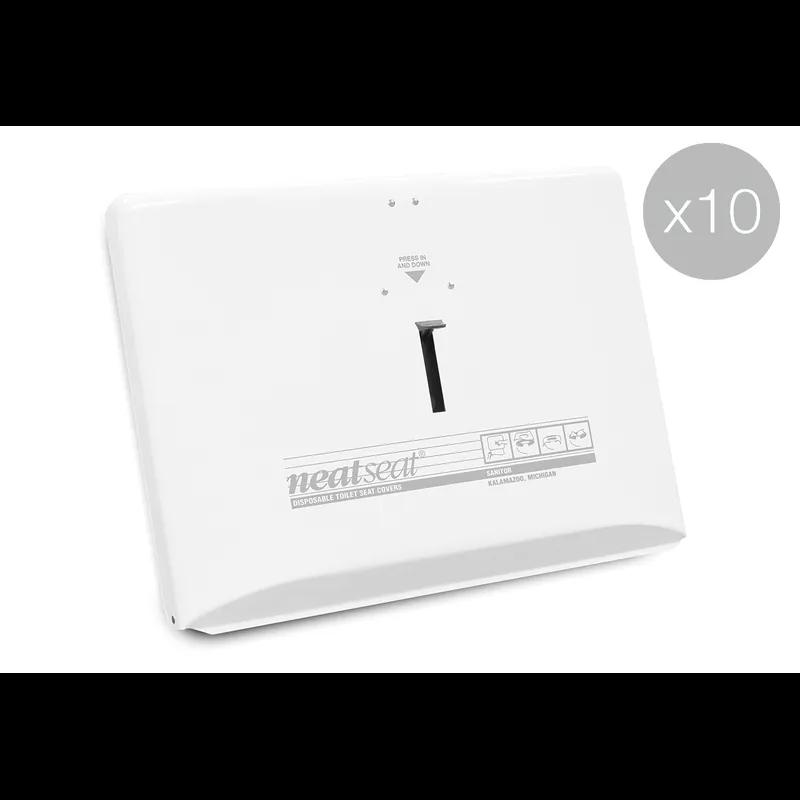 NeatSeat® Toilet Seat Cover Dispenser White 1/Each