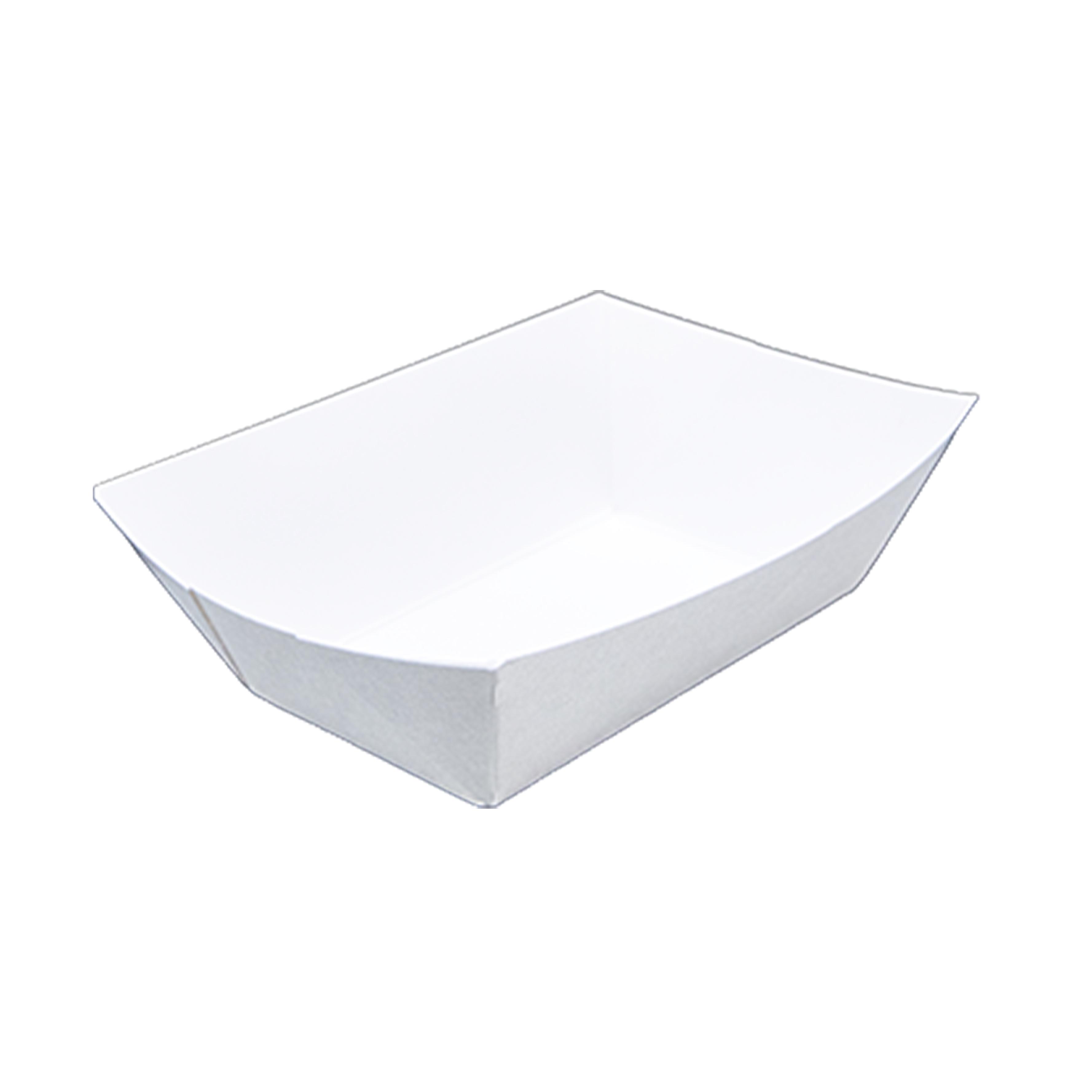 Food Tray 2 LB Paper White 1000/Case