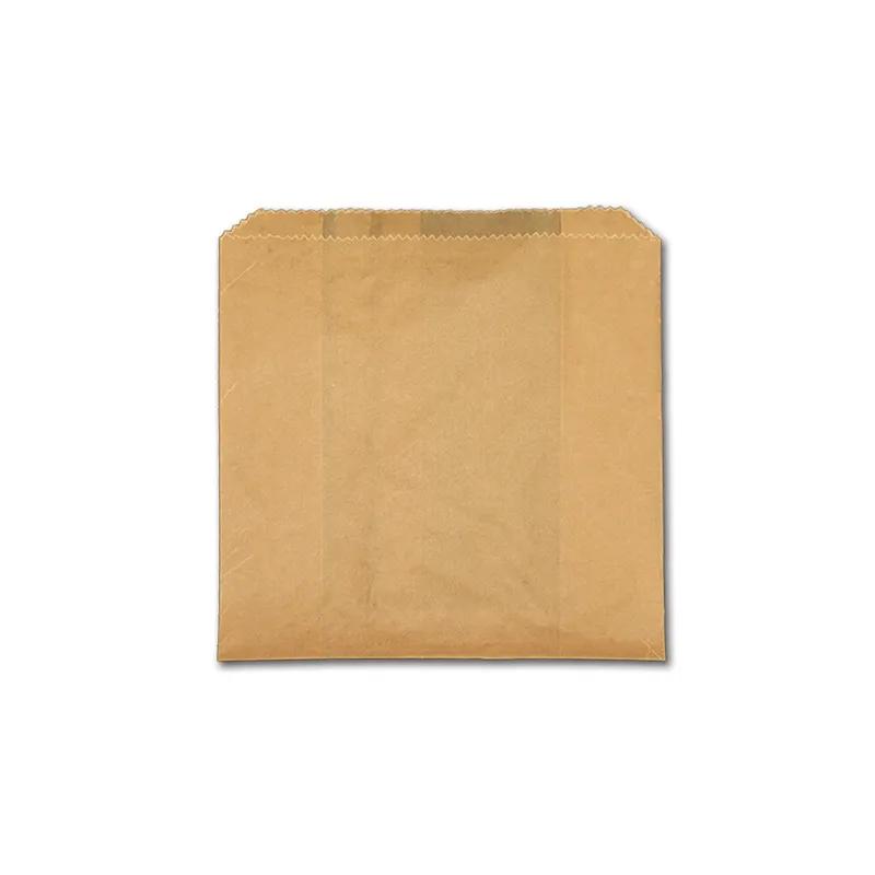 Looking Natural® Sandwich Bag 6X2X9 IN Paper Kraft Grease Resistant Gusset 1000/Case