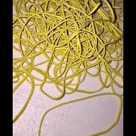Rubber Band #16 2.5X0.0625 IN Rubber Latex Yellow 1/Bag