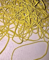 Rubber Band #16 2.5X0.0625 IN Rubber Latex Yellow 1/Bag