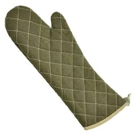 Oven Mitt 17 IN Cotton Green 12/Case