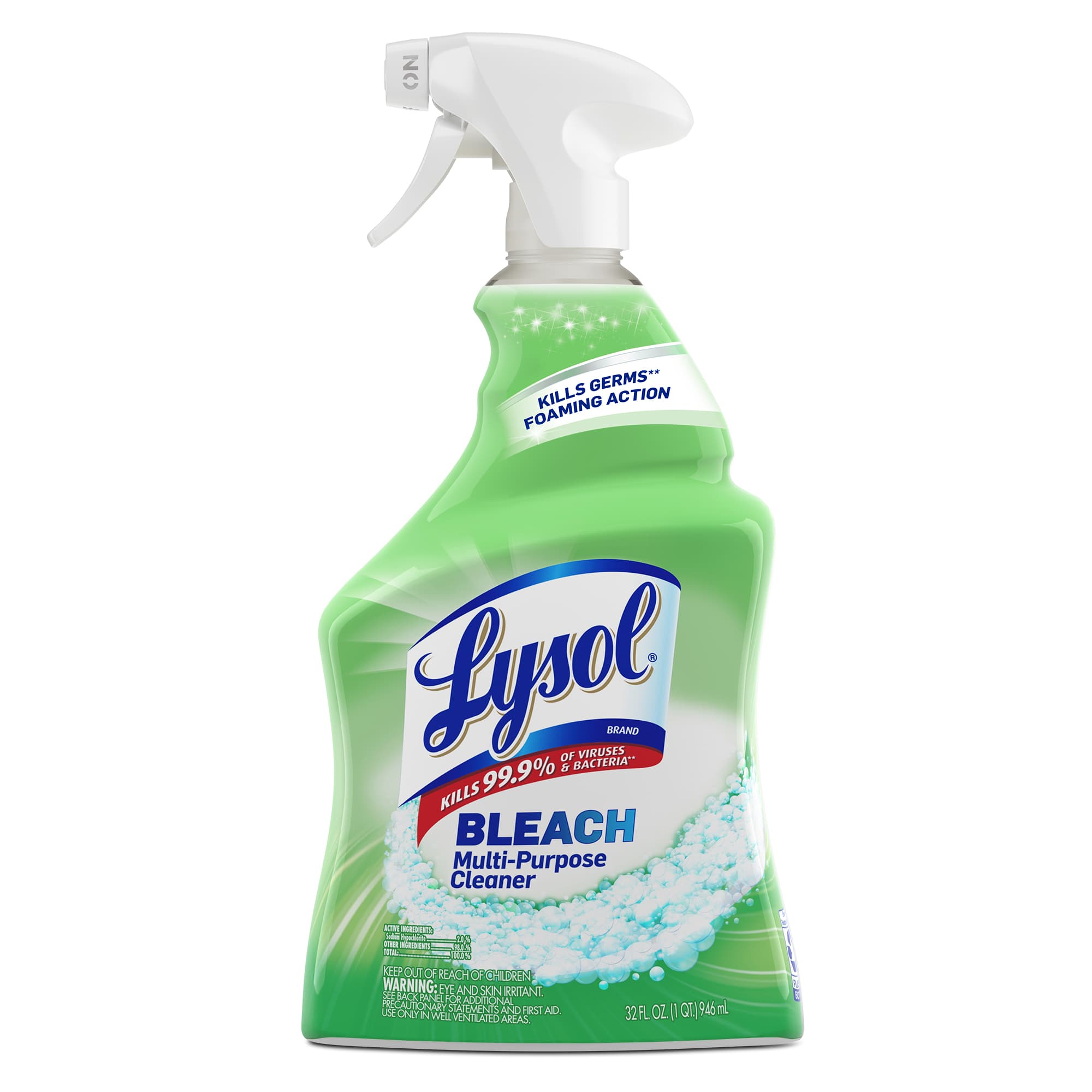 Lysol® All Purpose Cleaner 32 OZ Bleach With Bottle & Trigger 1/Case