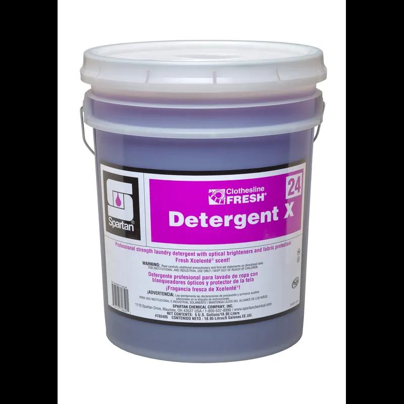 Clothesline Fresh® Detergent X 24 Fresh Lavender Laundry 5 GAL Neutral Liquid 1/Pail