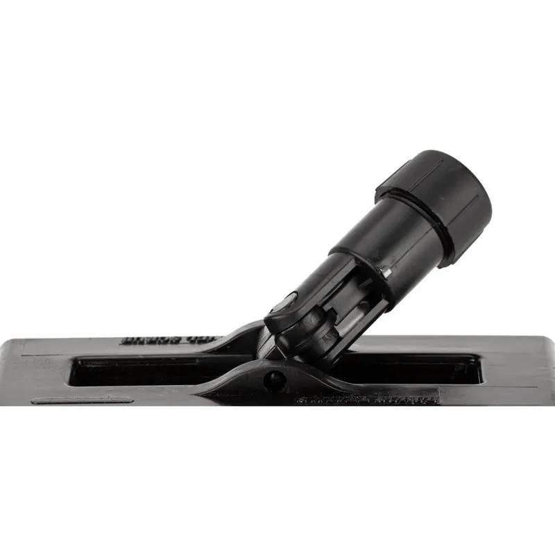 Carlisle Foodservice Products® Flo-Pac® Swivel Scrub Scrub Brush 8 IN Plastic Nylon Red 1/Each