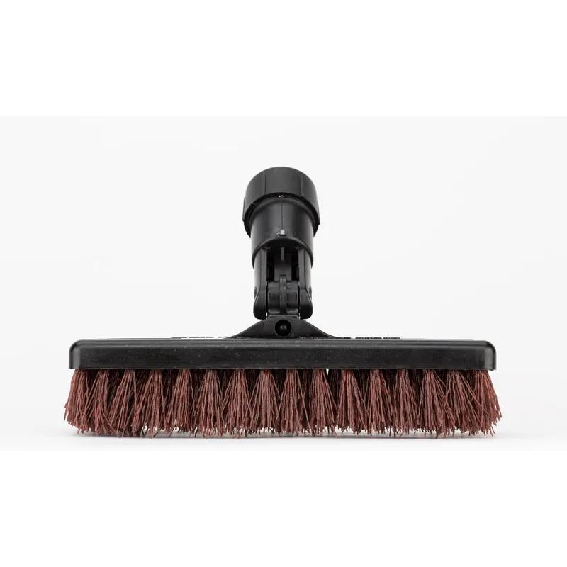 Carlisle Foodservice Products® Flo-Pac® Swivel Scrub Scrub Brush 8 IN Plastic Nylon Red 1/Each
