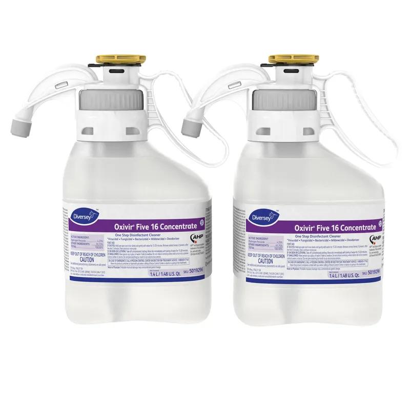 Oxivir® Five 16 One-Step Disinfectant 1.4 L Multi Surface Liquid Concentrate Accelerated Hydrogen Peroxide (AHP®) 2/Case