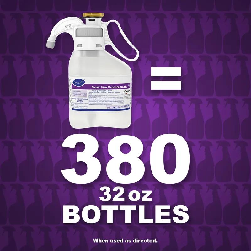 Oxivir® Five 16 One-Step Disinfectant 1.4 L Multi Surface Liquid Concentrate Accelerated Hydrogen Peroxide (AHP®) 2/Case