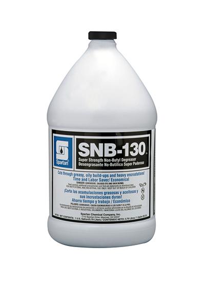 SNB-130® Unscented Degreaser 1 GAL Multi Surface Heavy Duty Alkaline Concentrate Non-Butyl Heavy Duty 4/Case