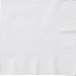 Luncheon Napkins 12X12 IN White 2PLY 50 Count/Pack 12 Packs/Case 600 Count/Case
