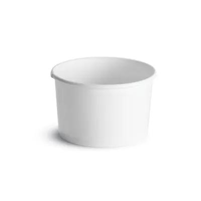 Food Container Base 6 OZ Paperboard White Round 1000/Case