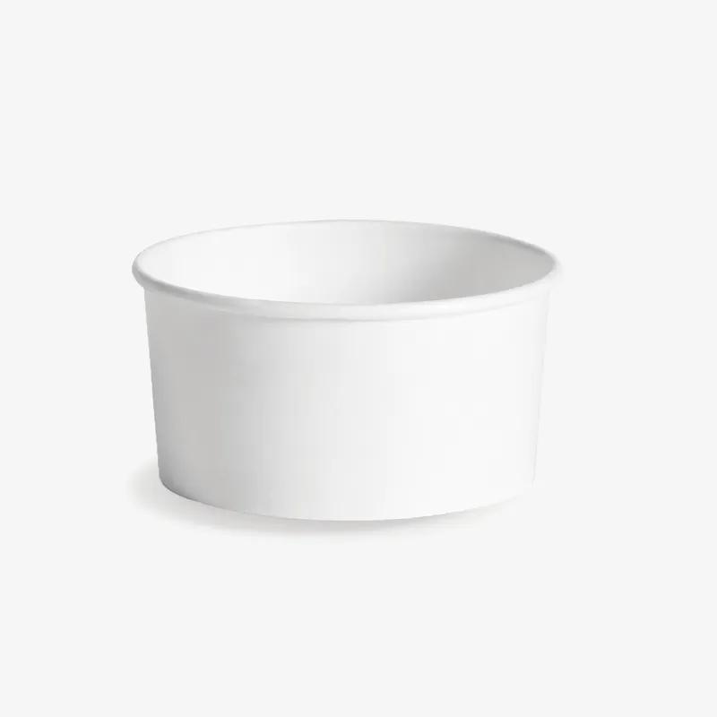 Food Container Base 6 OZ Paperboard White Round 1000/Case