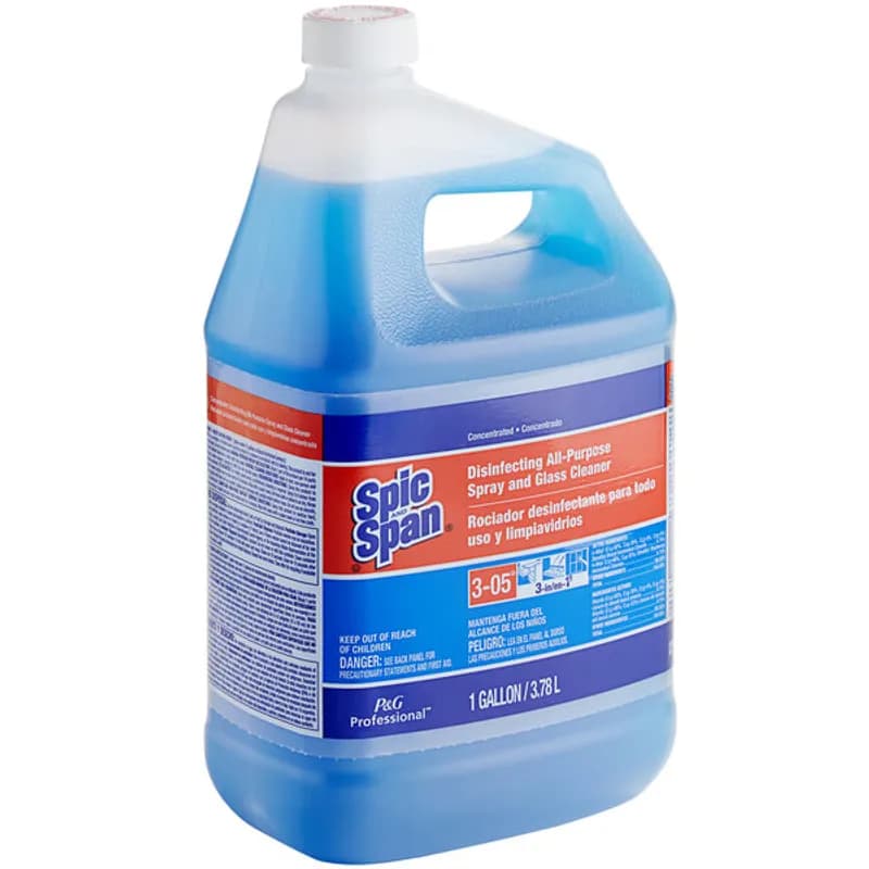 Spic and Span® All Purpose Cleaner Glass Cleaner 1 GAL Concentrate With Spray Bottle 2/Case