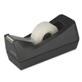 Scotch® Desktop Tape Dispenser 6.37X2.65 IN Black Plastic Silica (Sand) PS 1/Each