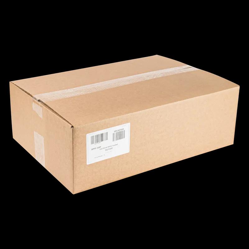 Full Sheet Cake Pad Corrugated Cardboard White Single Wall Coated Grease Resistant 50/Case