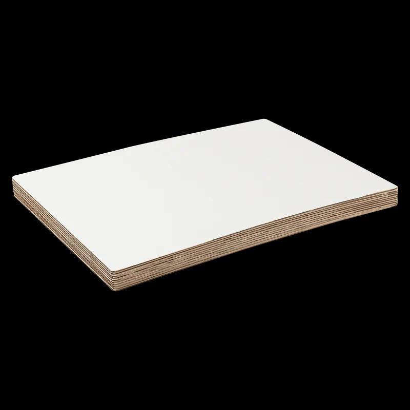 Full Sheet Cake Pad Corrugated Cardboard White Single Wall Coated Grease Resistant 50/Case
