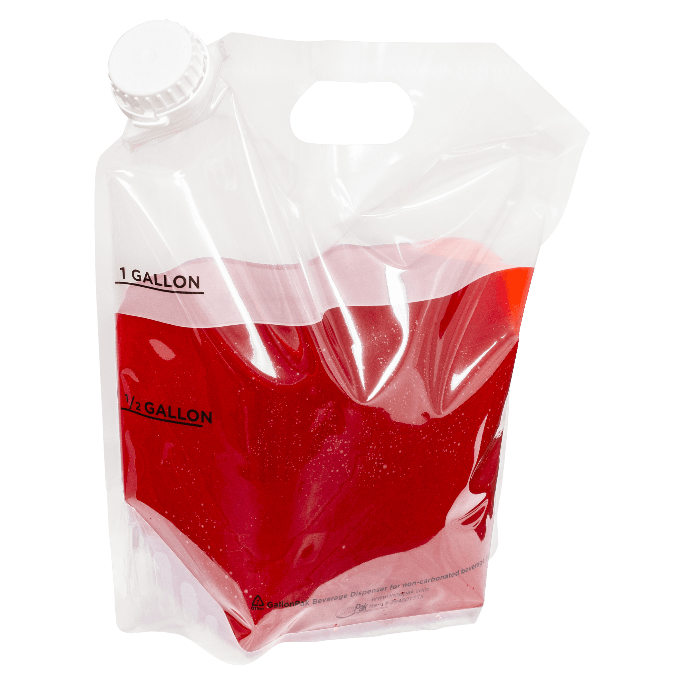 GallonPak Beverage Bag Dispenser 1 GAL Nylon PET PE Clear 25/Case