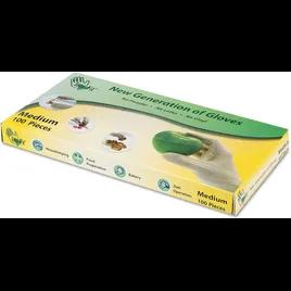 Inte-Fit® Gloves Medium (MED) 1.5MIL Hybrid Powder-Free Latex Free Vinyl-Free 100 Count/Box 10 Box/Case