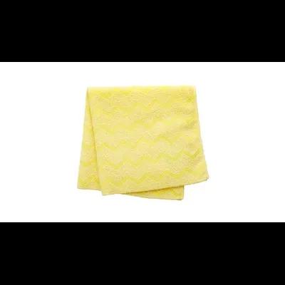 Hygen All Purpose Cleaning Cloth 16X16 IN Microfiber Yellow 1/Each