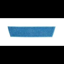 Damp Mop 18 IN Blue Microfiber Flat Launderable 1/Each