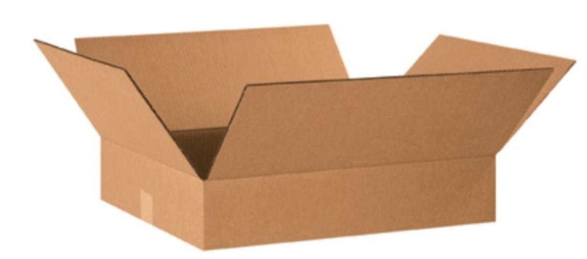 Regular Slotted Container (RSC) 20X16X4 IN Kraft Cardboard 32ECT 1/Each