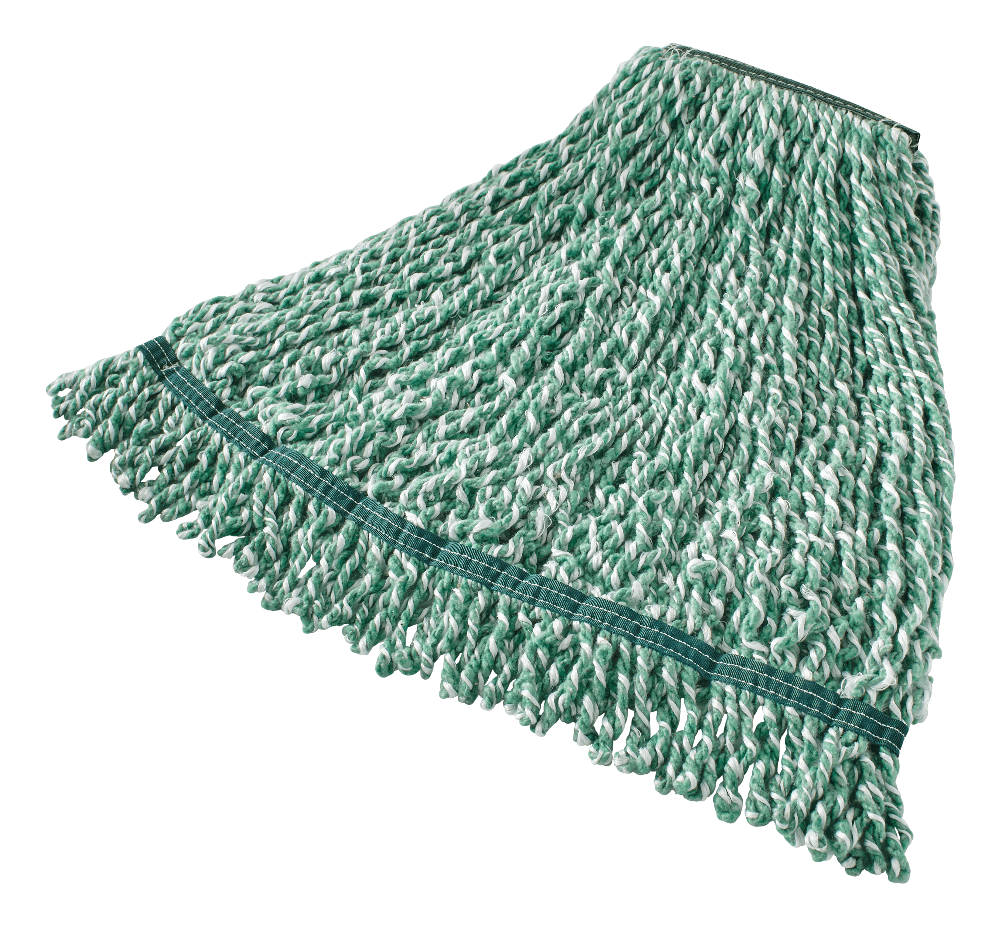 Web Foot® Mop Medium (MED) 20 OZ Green Microfiber Loop End 1IN Headband 1/Each