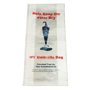 Victoria Bay Umbrella Bag 8X3X24 IN Clear Plastic 20MIC 1000/Case