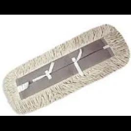 Dust Mop 5X48 IN Cotton Disposable Cut End Tie On Pre-Treated 1/Each