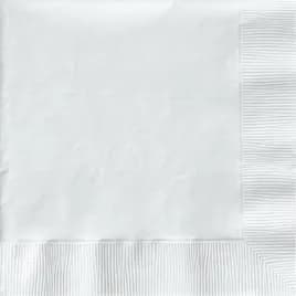 Beverage Napkins White 2PLY 50 Count/Pack 12 Packs/Case 600 Count/Case