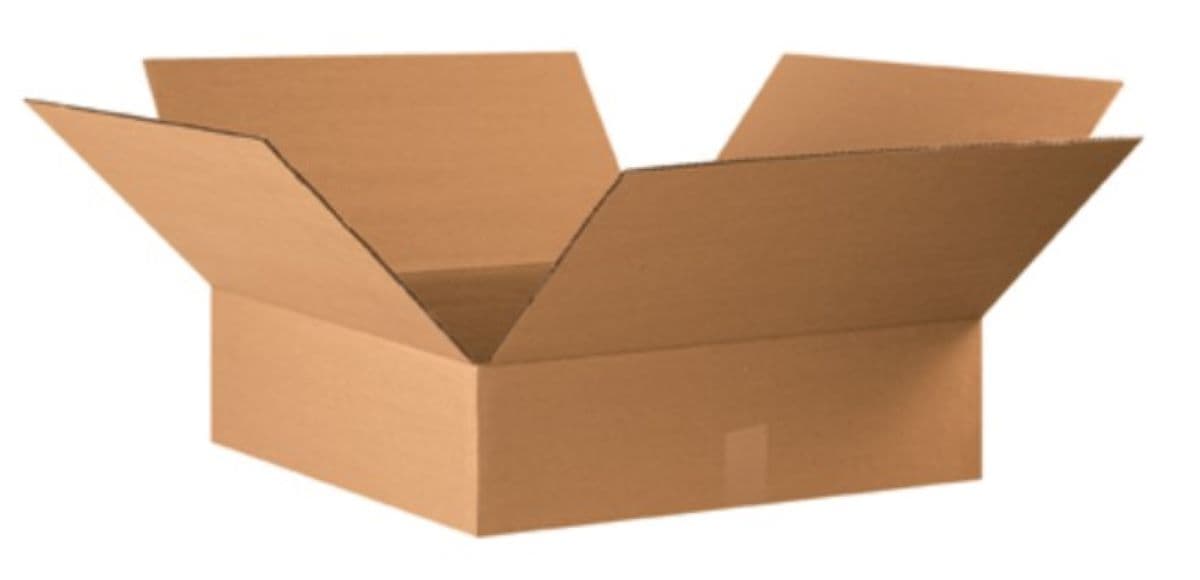 Regular Slotted Container (RSC) 22X22X6 IN Kraft Corrugated Cardboard 32ECT 1/Each
