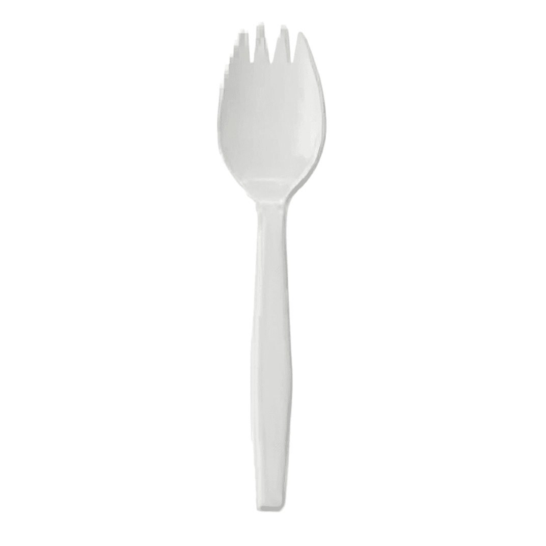 Victoria Bay Spork PP White Medium Weight Unwrapped 1000/Case