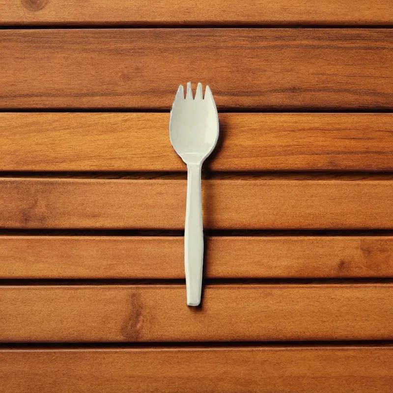Victoria Bay Spork PP White Medium Weight Unwrapped 1000/Case