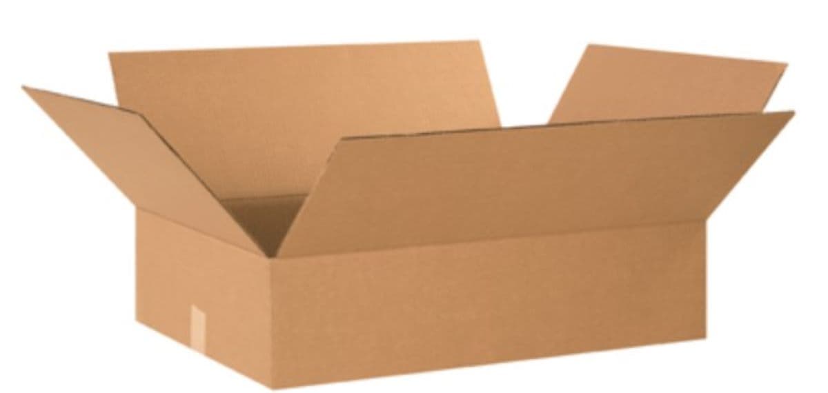 Regular Slotted Container (RSC) 24X18X6 IN Kraft Cardboard 1/Each