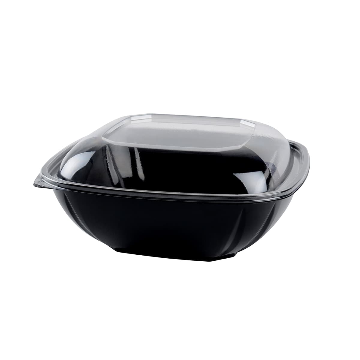 Super Bowl Plus Lid Dome 9X9X1.5 IN PET Clear For Bowl Large 150/Case