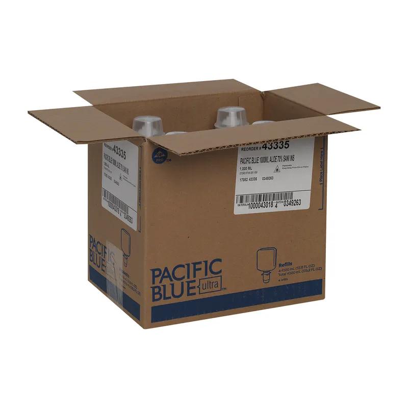 Pacific Blue Ultra™ Hand Sanitizer Foam 1000 mL Unscented Fragrance Free Clear Dye Free 4/Case