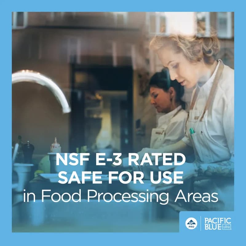 Pacific Blue Ultra™ Hand Sanitizer Foam 1000 mL Unscented Fragrance Free Clear Dye Free 4/Case