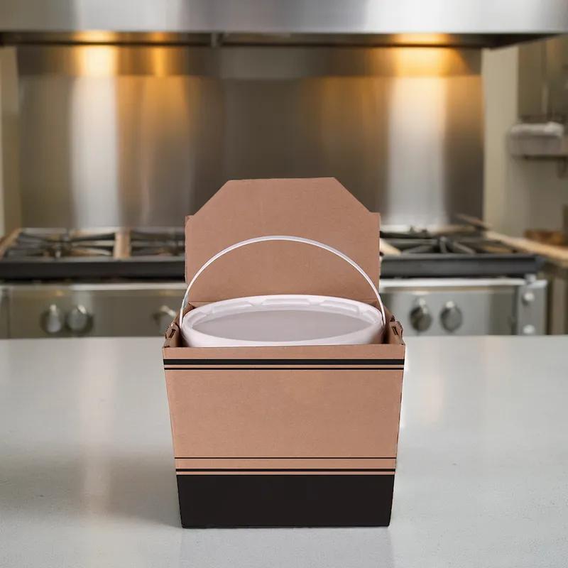 Soup Take-Out Box Tuck-Top 160 OZ Paper 12/Case