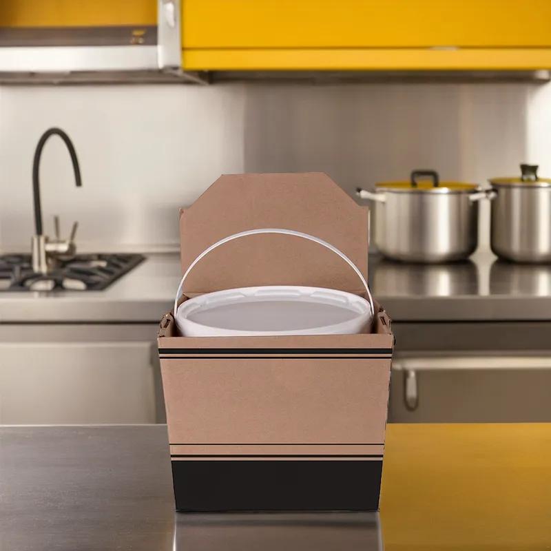 Soup Take-Out Box Tuck-Top 160 OZ Paper 12/Case