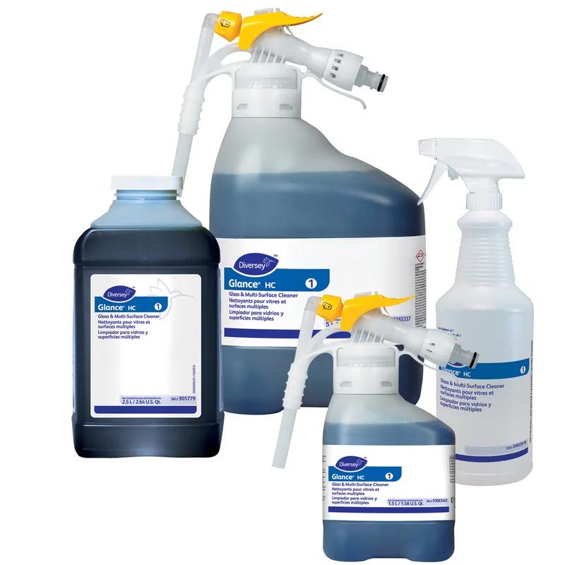 Glance® J-Fill® Window & Glass Cleaner 2.5 L Multi Surface Liquid Concentrate Ammoniated 2/Case