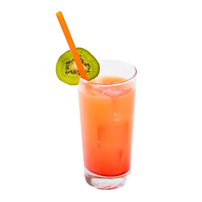 Giant Straw 0.291X8.5 IN Plastic Orange Extra Heavy Duty Paper Wrapped 300 Count/Pack 4 Packs/Case 1200 Count/Case